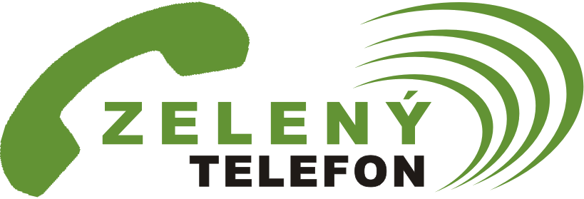 zelený telefon